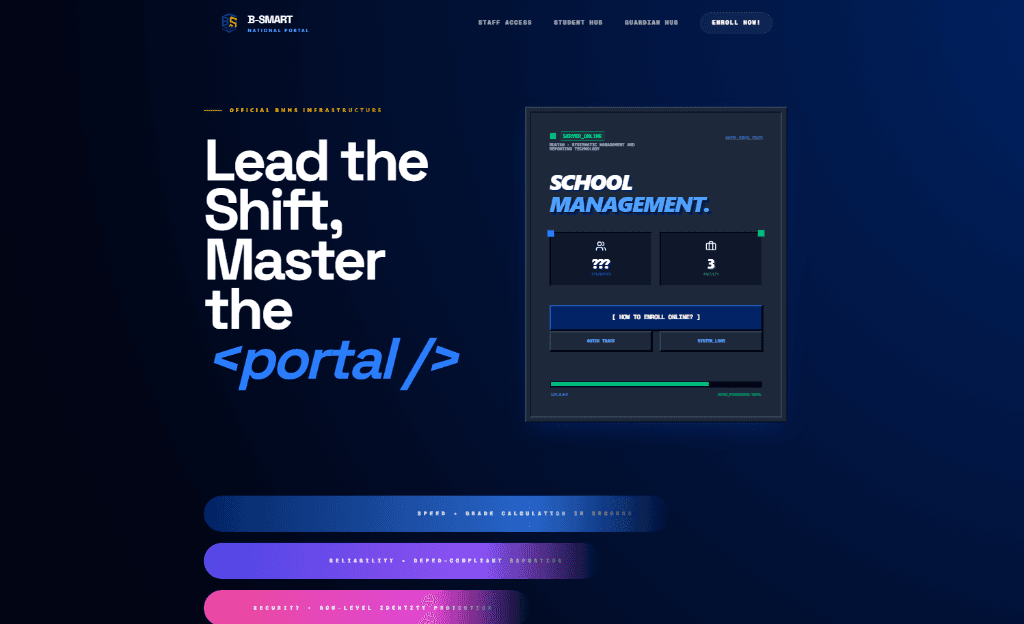 B-SMART Portal Interface